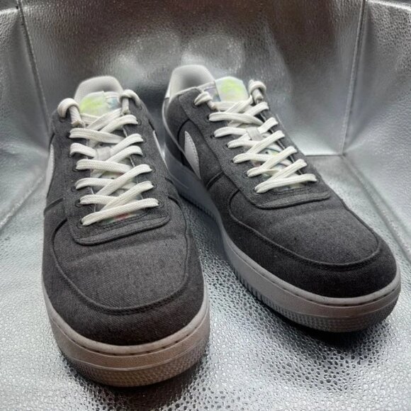 Size 13 Nike Air‎ Force 1 '07 Recycled Pack Iron Grey Sneakers CN0866-002 - Picture 8 of 12